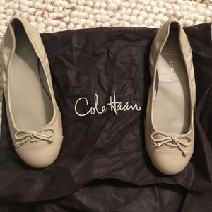 Cole Haan Nike Air patent flats & shoe bag